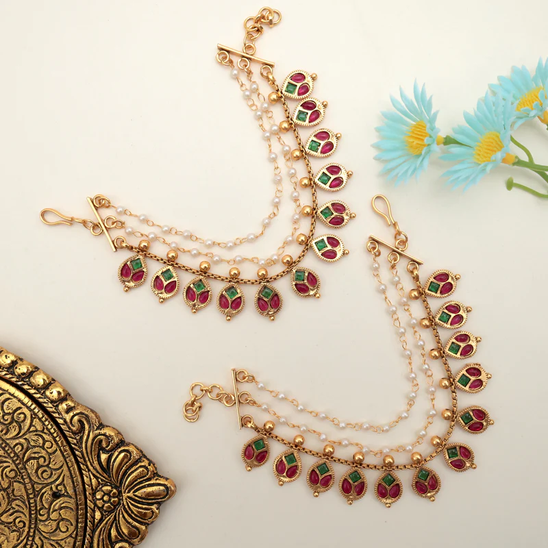 3 Line Kemp Thilak Earchain